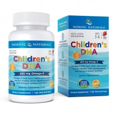 Nordic Naturals 挪帝克 儿童鱼油DHA软胶囊 180粒（3-6岁适用）
